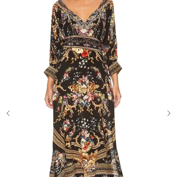 Camilla Friend In Flora Raglan Sleeve Silk - Picture 5 of 15